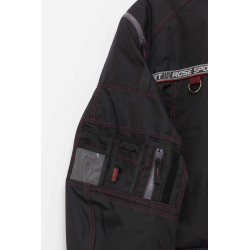 MARTINE ROSE BLACK BUMBAG JACKET